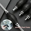 Hand Fuel Pump, Manual Fuel Pump, Hand Siphon Pump, Aluminum Alloy Inline Fuel Primer Bulb with One-Way Valve for Gasoline Marin
