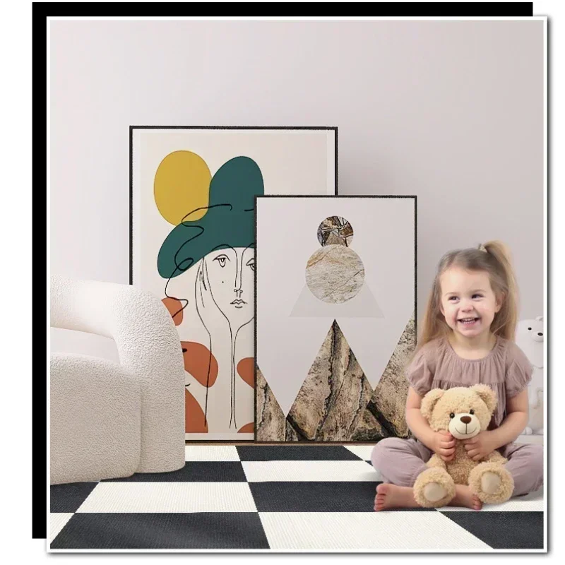1-20 Pcs Padded Carpet for Baby Carpet Eva Foam Puzzle Carpet Soft Plush Children's Mat in Children's Room Keep Warm Playmat 5