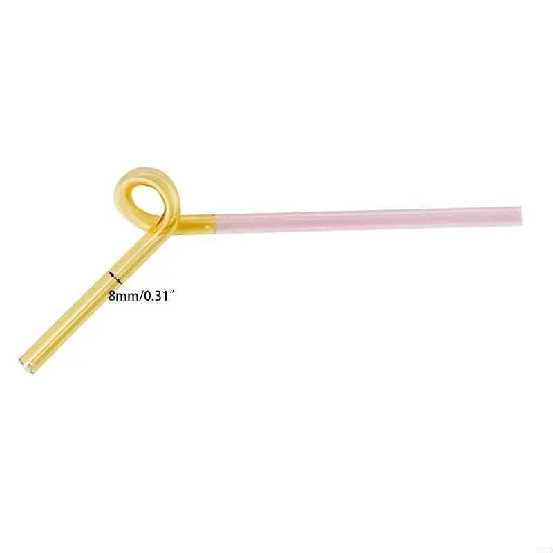 85AD Lovely Coffee Mixing Twsiting Straws Reusable Straw and Twisting Design Gift for Party Home Household Kitchen