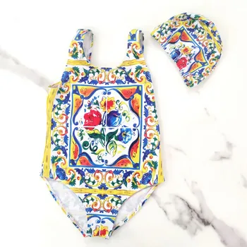Girls Summer One-Piece Swimsuit 1