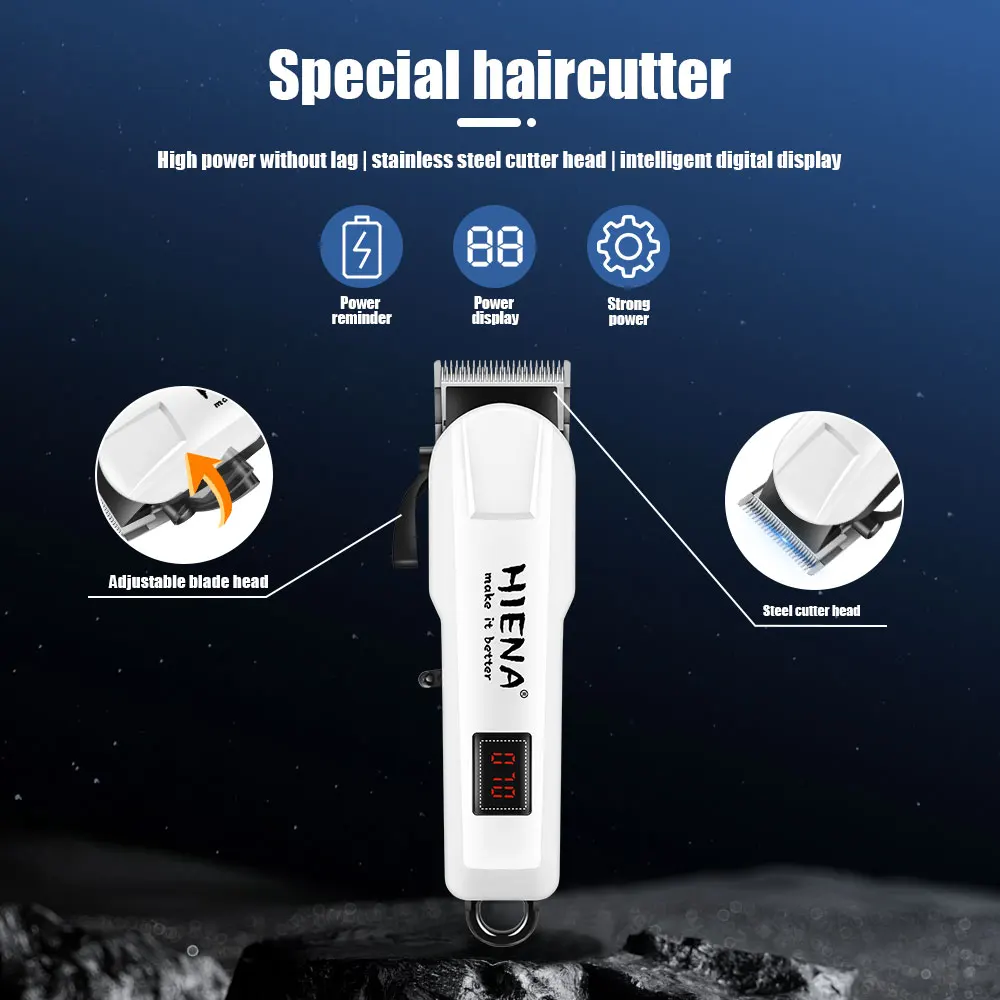 헤어 클리퍼 또는 블레이드 헤어 컷 머신 트리머 남성용 전문가용 클리퍼 기계 충전식 트리머 전문가용 헤어 트리머