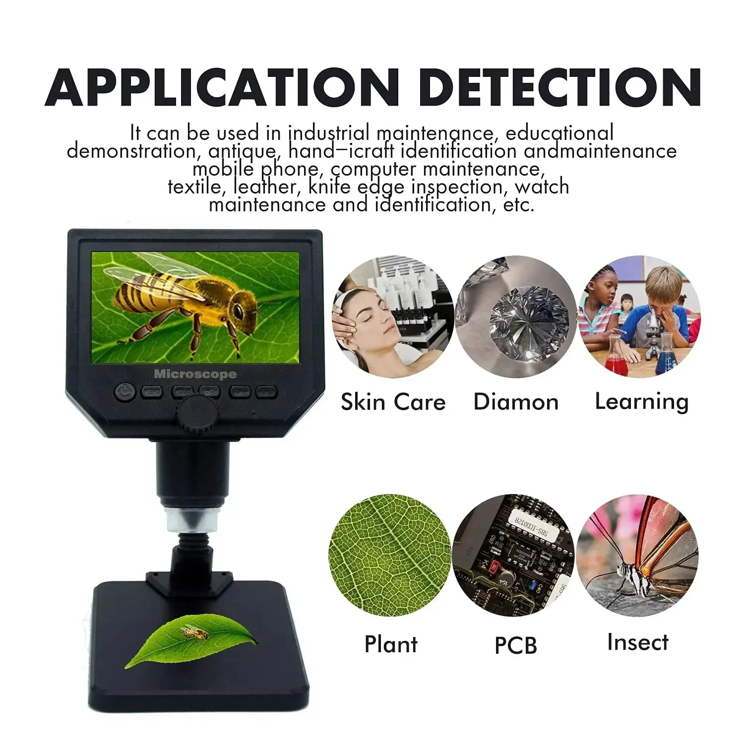 4.3 in LCD  ̰,    ̰, USB  ũ ,  ĵ 8 LED   1-600X