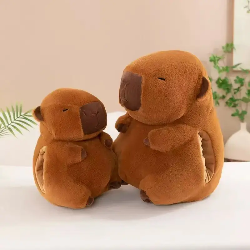 Stuffed Animal Hand Warmer Winter Hand Warming Muff Capybara Stuffed Soft Warmer With Hot Water Bottle For Girls Ladies Children