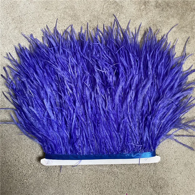 Ostrich Feather Trim Fringe Feather Ribbon 10 Yard 10-15CM/4-6Inch Width Sewing Crafts Costumes Decoration ostrich feathers craft feathers natural feathers