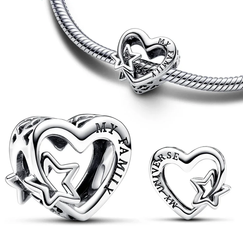 

Бусины-подвески для браслета Pandora 925, серебро 925 пробы