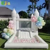 PVC Inflatable White Bounce House Professional Jumping Bouncy Castle Bouncer with Ball Pit&Air Blower For Kids Wedding Party 1