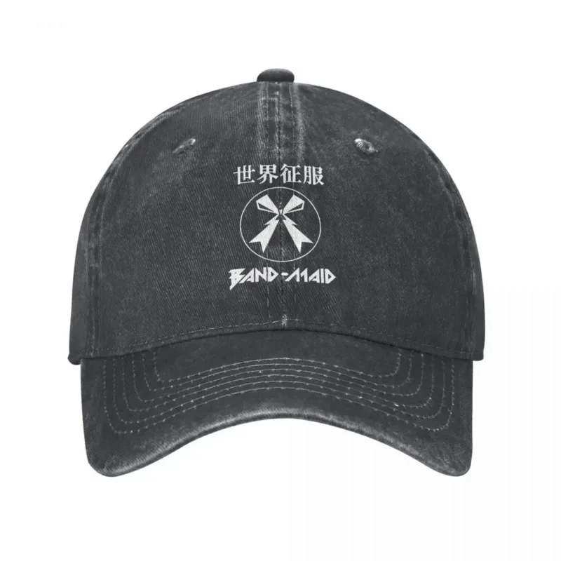 

Band Maid Heavy Metal Pop Men Women Baseball Cap Distressed Washed Hats Cap Vintage Outdoor Summer Snapback Cap