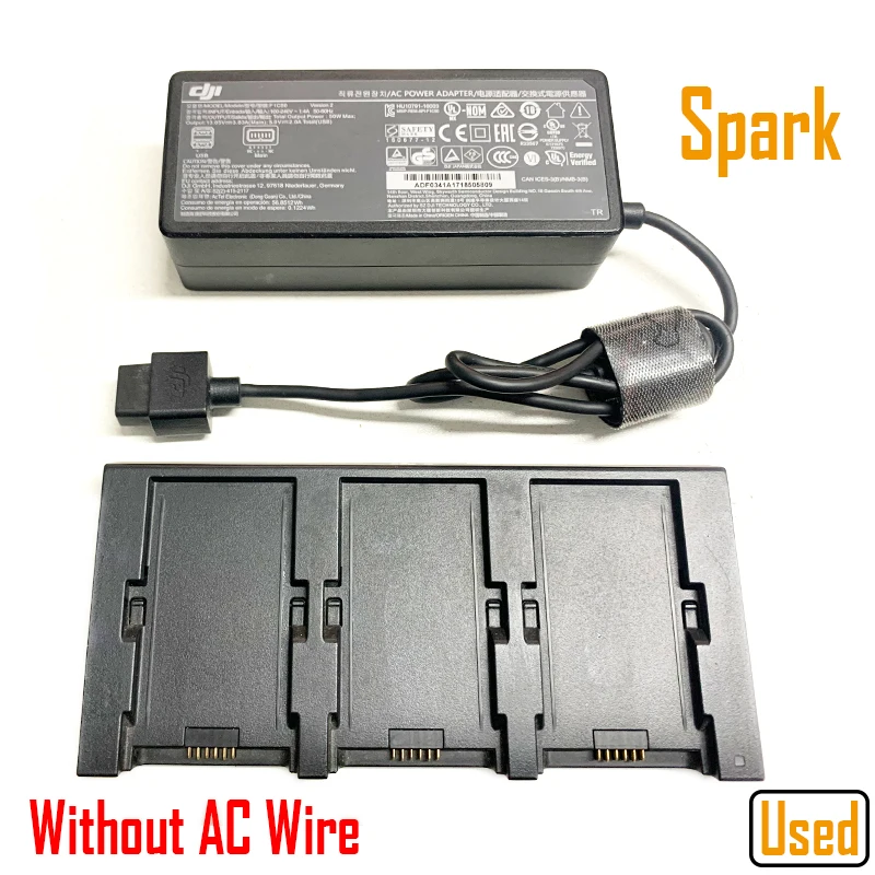 Original Mavic Pro AC Charger Spark AC Power Adapter Phantom 3 Series 4 Series Mini Mavic 3 Hubs DJI Air drone repair parts,drone battery charger