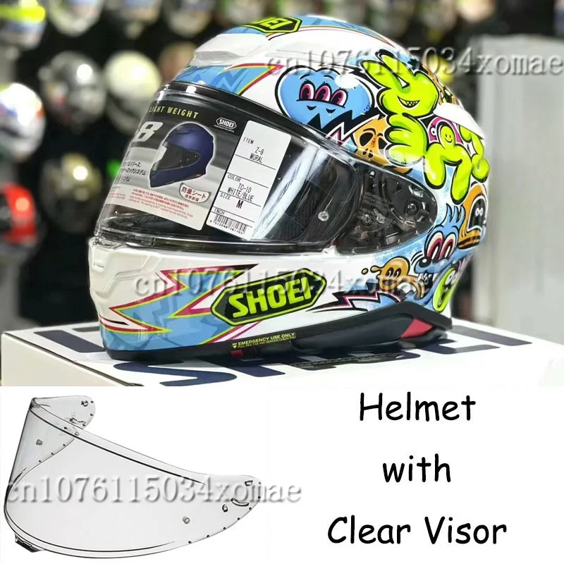 Shoei Z8 RF-1400 NXR2 MURAL TC-10 Full Face Motorcycle Helmet