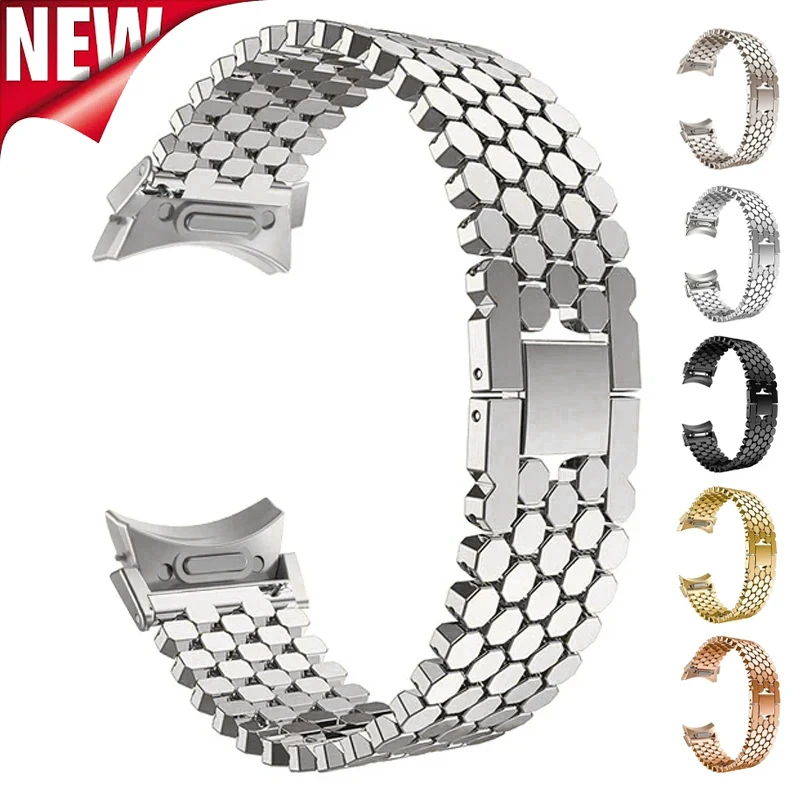 Stainless Steel Strap Metal Bracelet Watchband