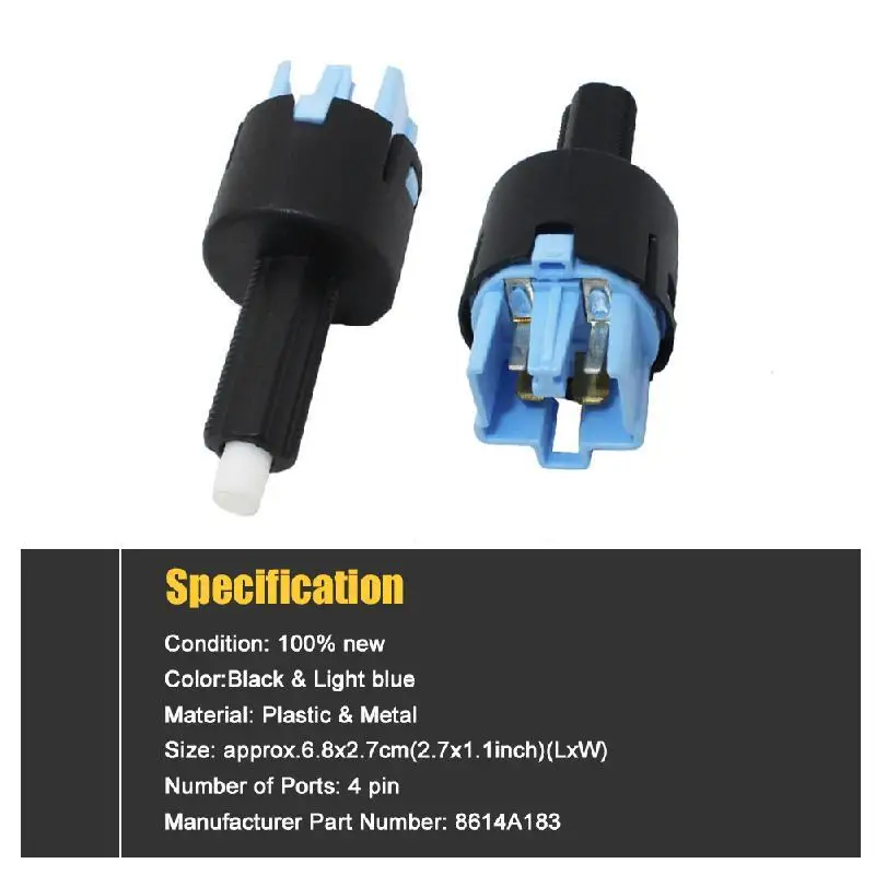 

100% New Car Brake Stop Light Lamp Switch Fit For Mitsubishi Lancer Montero Diamante Outlander 8614A183 Auto Replacement Parts