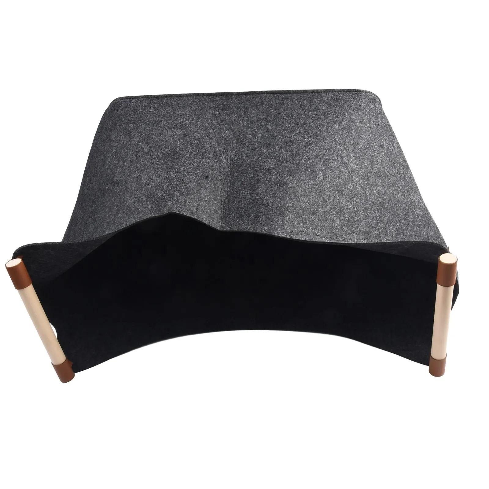 

Деревянная корзина для хранения 45X32X40 см, легко моющиеся деревянные ручки из полиэфирного волокна для хранения дров