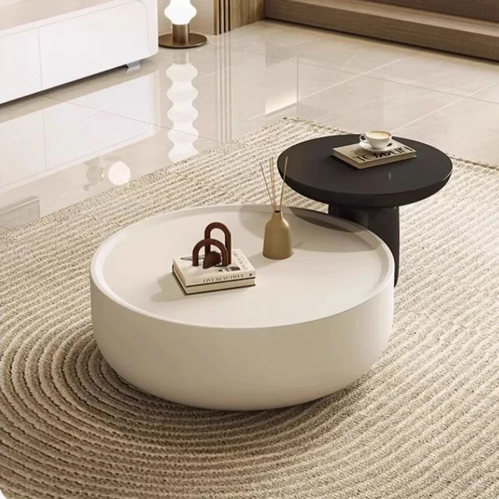 

Light Bedroom Coffee Tables Set White Cheap Nordic Simple Round Coffee Tables Wood Ornaments Table Marbre Bedroom Furniture