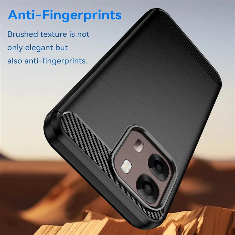 Wire Drawing Flexible TPU Shockproof Protective Case