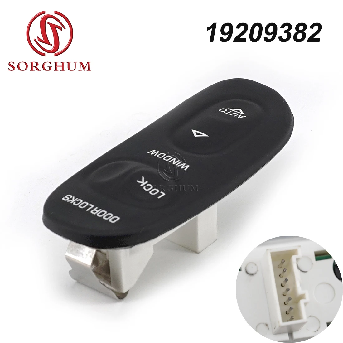 

SORGHUM For Chevrolet Chevy Corvette C5 1997-2004 12135165 19209382 White Light Color Electric Power Window Control Switch