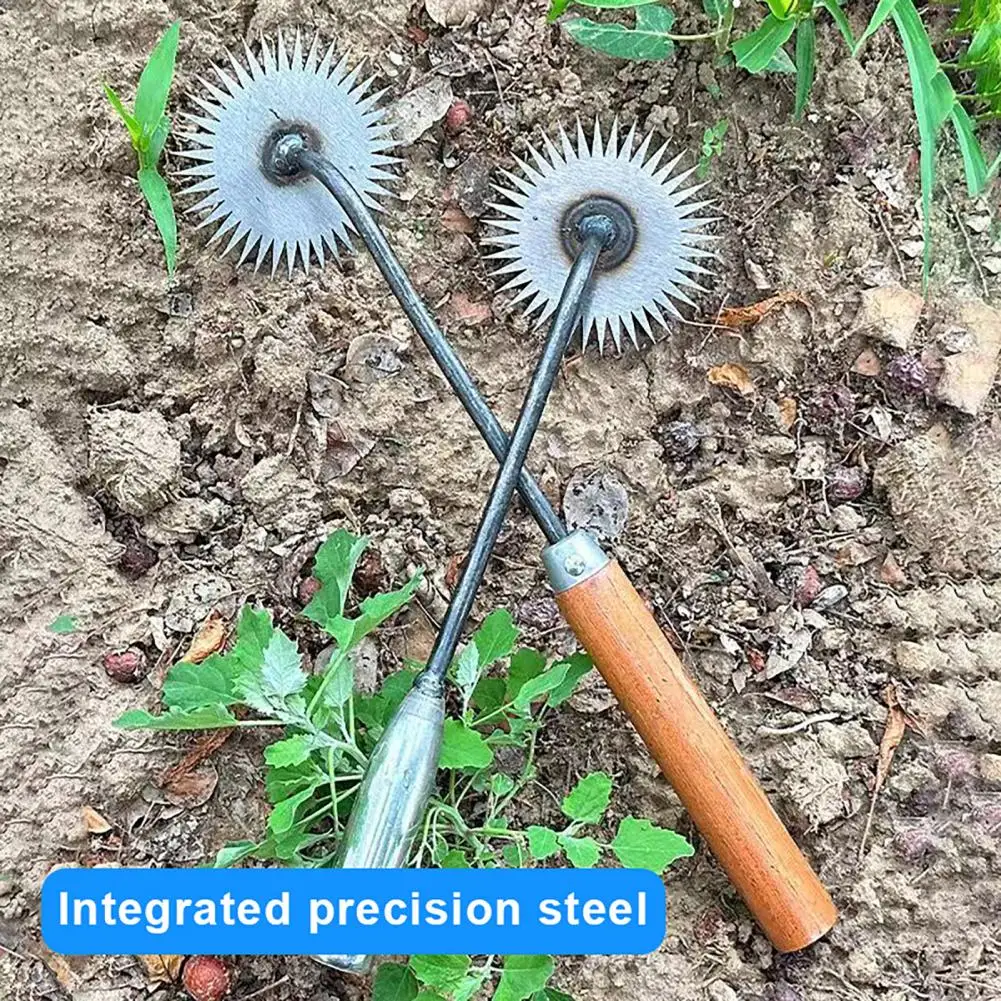 Weeding Artifact Uprooting Garden Weeder Tool with Non-Slip Handle Sharp Tines Design High Strength Hand Weeder Garden Tool 3