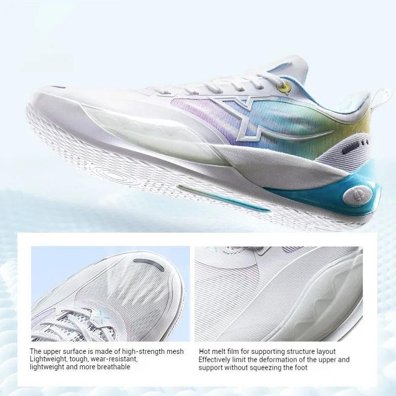 Xtep Qingxi Basketball Shoes For Men 2025 Spring Combat Wear