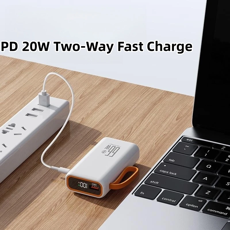 Mini Power Bank Large Capacity 20000mAh 66W Fast Charging Powerbank for IPhone 16 Samsung Xiaomi Portable Charger Spare Battery 3