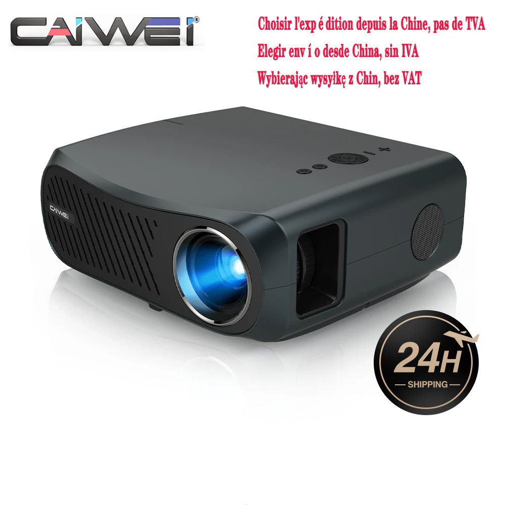 samsung projector CAIWEI A12AB Home Projector Android 1080P Native Resolution 10000:1 Contrast Ratio Miracast Led Movie Projector Video Beamer wifi projector