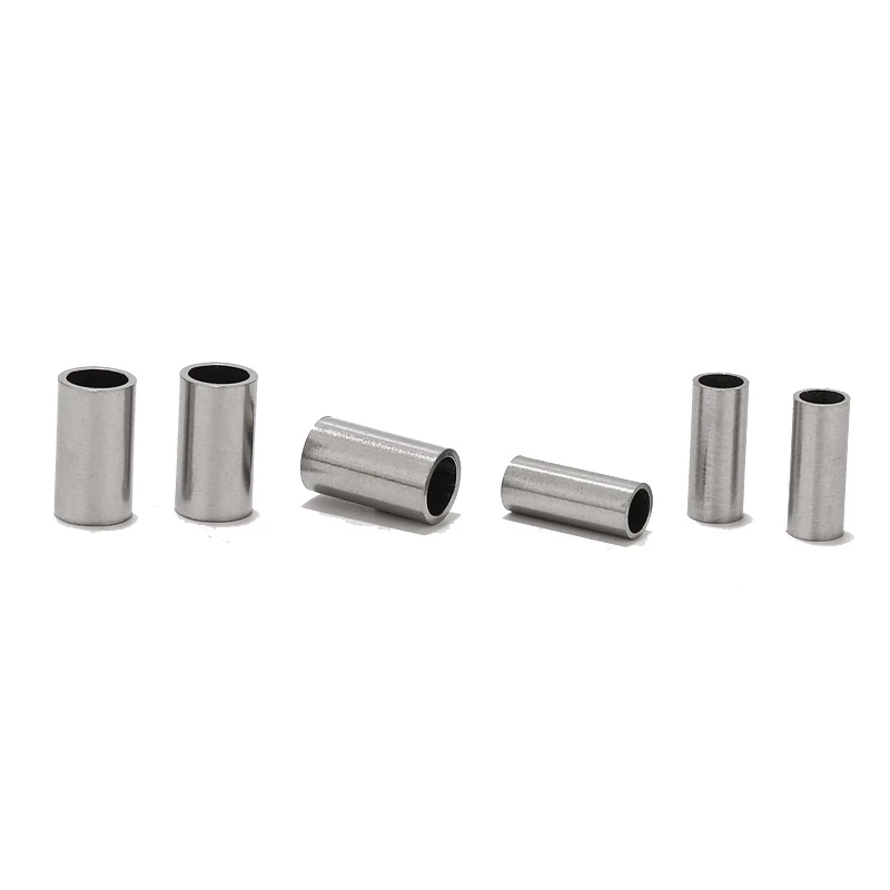 

20pcs Stainless Steel Large Hole Round Tube Loose Bead Spacer Beads for DIY Bracelet Necklace Jewelry Making Accessories