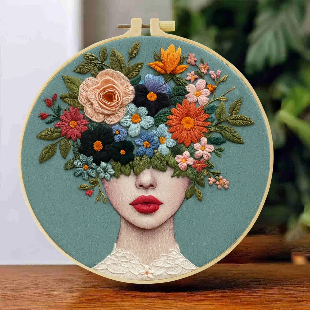 Floral Embroidery Starter Kit 1