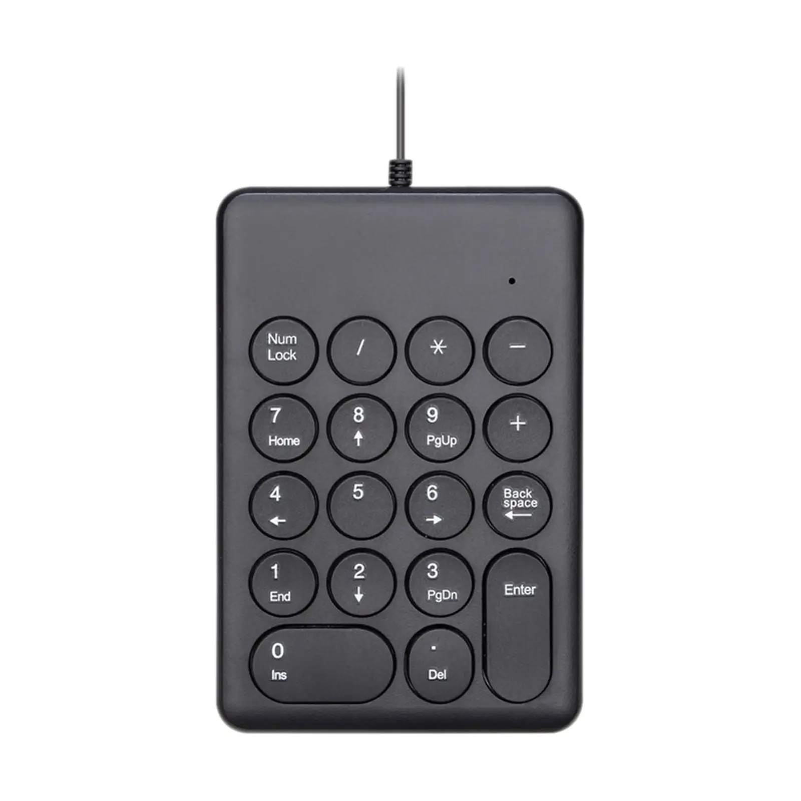 USB 18 Keys Numpad Keyboard for Financial Accounting Anti Slip Compact Quiet Touch Stylish Comfortable Plug and Play Easy Carry