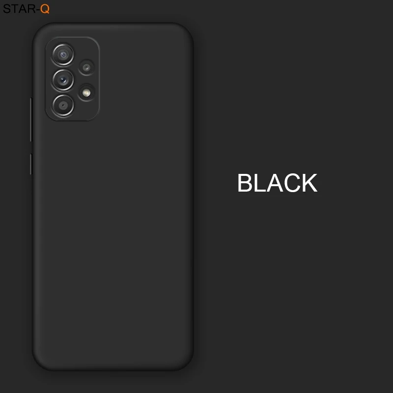 Enhanced Liquid Silicone Phone Case with Camera Protector for Samsung Galaxy - Original Back Cover