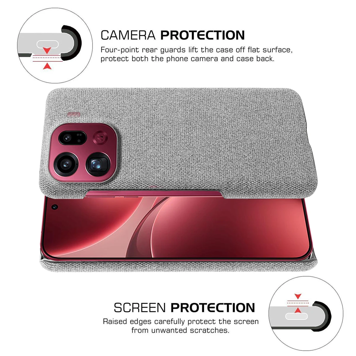 Luxury Slim Fabric Cloth Phone Case - Premium Accessories