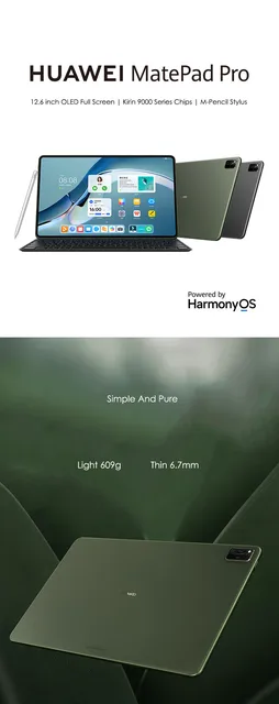 Huawei MatePad Pro 12.62021 WiFi 256GB/8GB GLOBAL VERSION Tablet