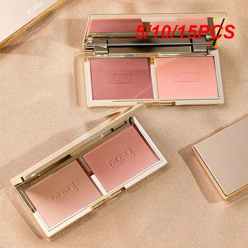 

5/10/15PCS Cheek Rouge Natural Cheek Tint Blush 2 Color Blush Palette Face Makeup Face Blusher Gentle Face Pigment Rouge