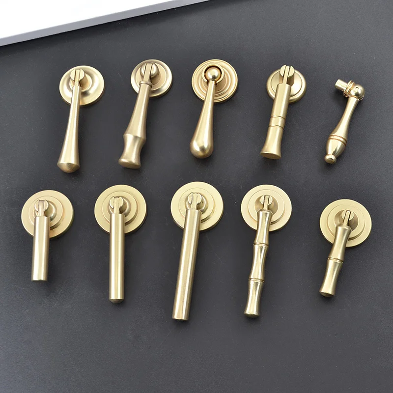 Description Picture 2 of itemSimple Pendant Design Furniture Handle Single Hole Small Handles Drawer Knob Zinc Alloy Cabinet Door Wardrobe Cupbaord Pulls Diy