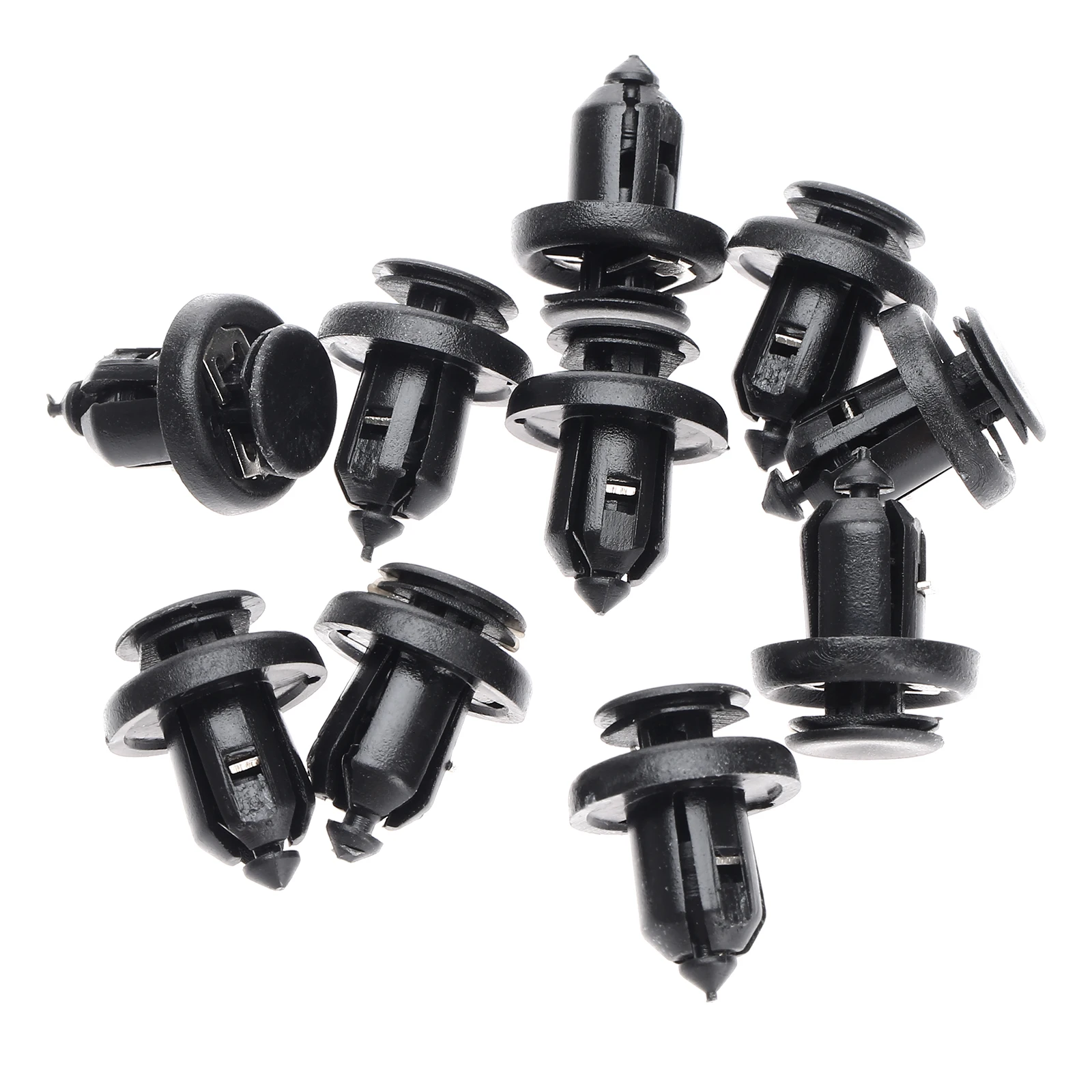 50Pcs 자동차 앞 범퍼 클립 푸시 유형 리테이너 91505-S9A-003 혼다 MDX RDX Accord Civic Odyssey 용 10mm 구멍 플라스틱 클립