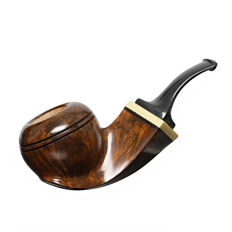 Sda29491e943143ef8ce593639364c3c5d Große apfelförmige Bruyereholz-Pfeife