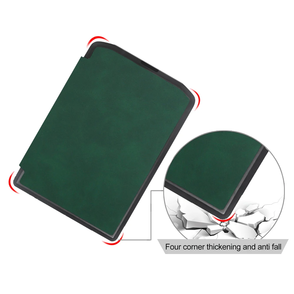 Slim PU Leather Folio Cover with Auto Sleep/Wake