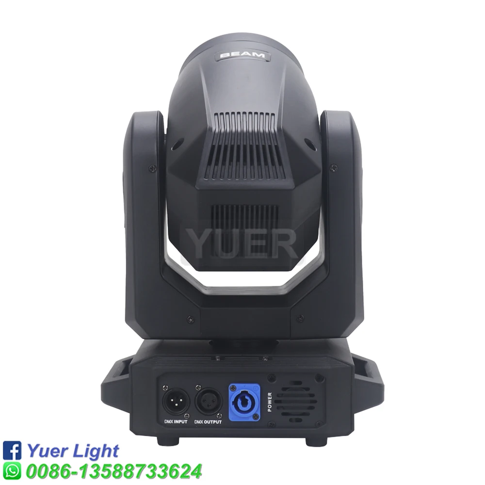 2Pcs/lot 200W LED Moving Head Light With Ring Beam+Spot+18 Rotating Prisms+Rainbow Effect Dmx Stage Light Effect Light Disco Dj 4