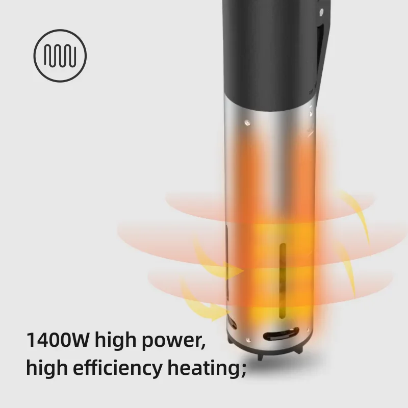 Factory Household Low Temperature Slow Cooker 1400W High Power Mute Sous Vide Machine Home Pre Cision Cooker Sous Vide