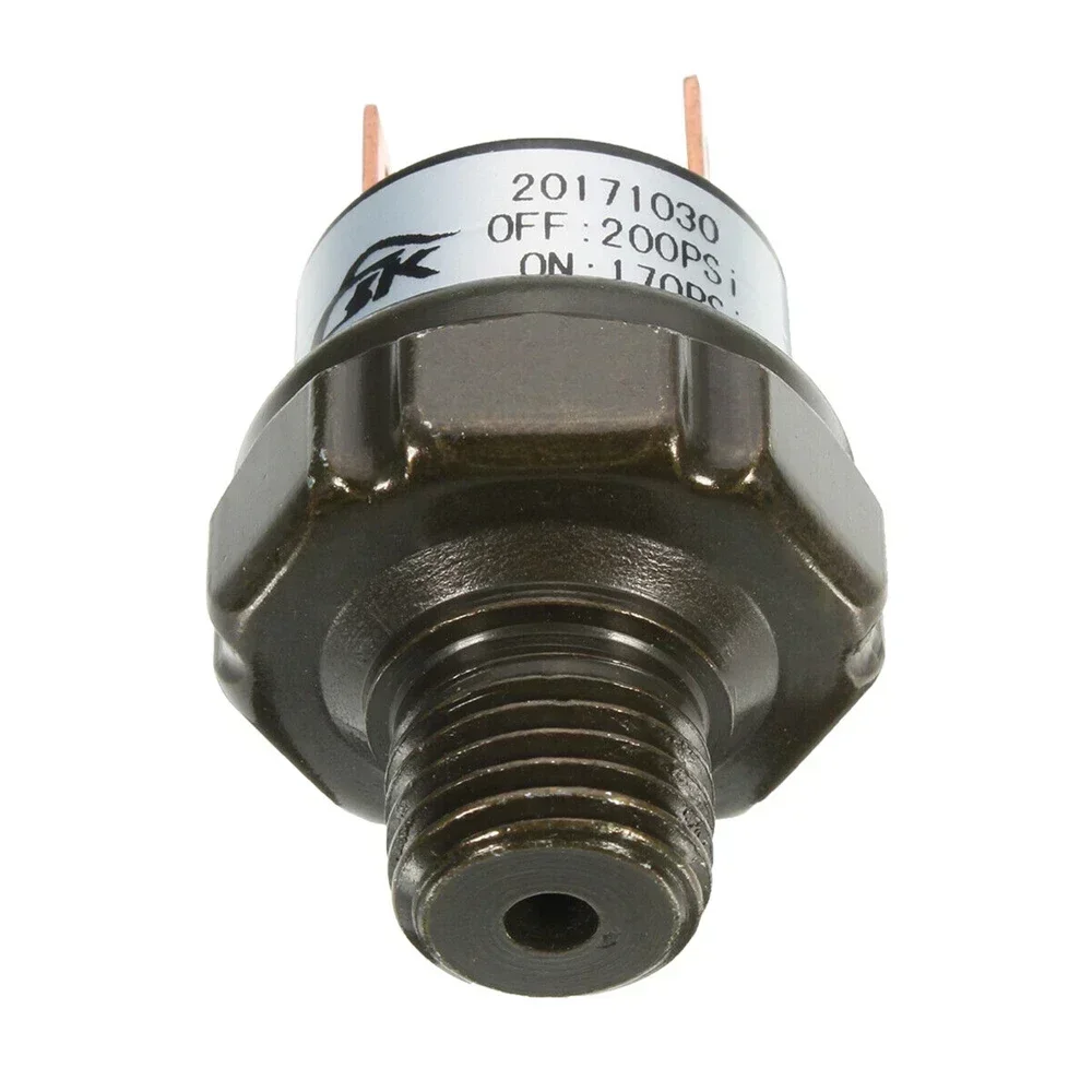 Dimension: Length: 45.5mm Width: 26.7mm Air Compressor Tank Pressure Switch 170 Psi On-200 Psi Off Air Ride Suspension