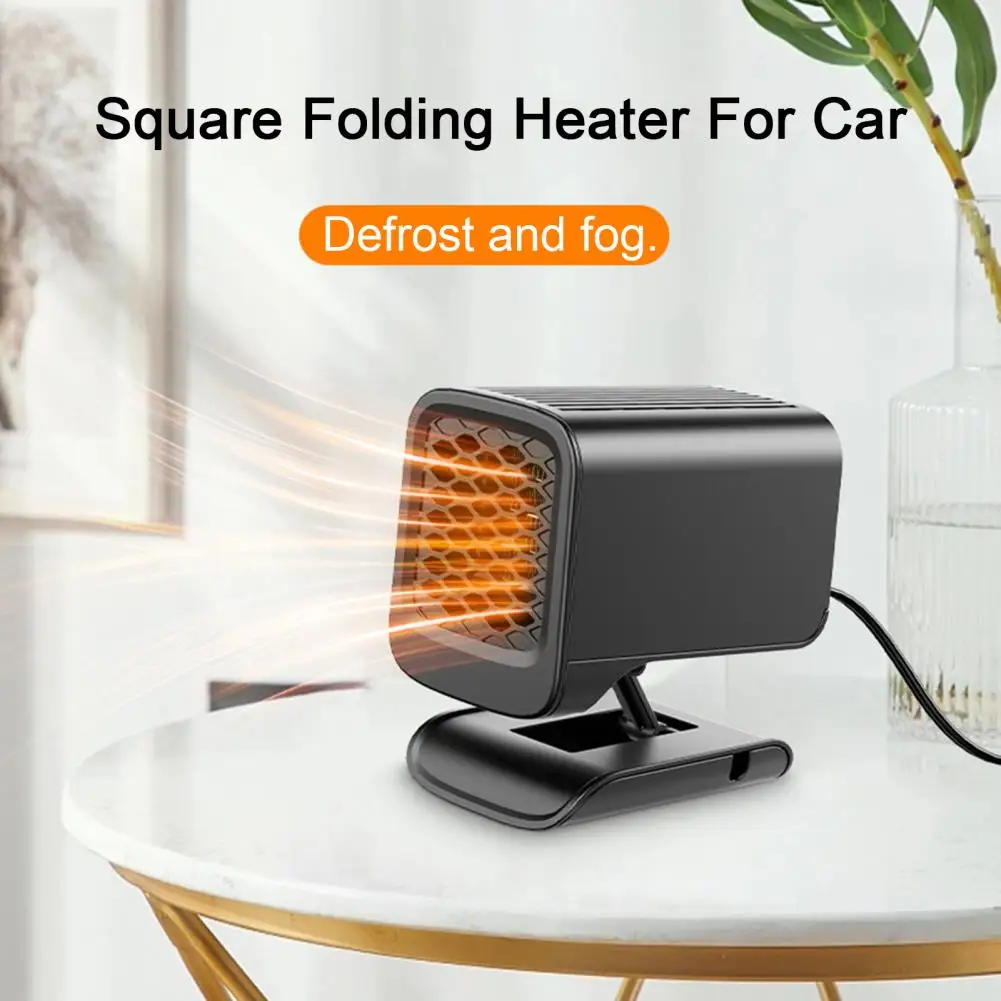 

Heater for Car Windshield Defrosting Fast Defrosting Car Heater Dual Use Windshield Heater for Winter Folding Design for Car