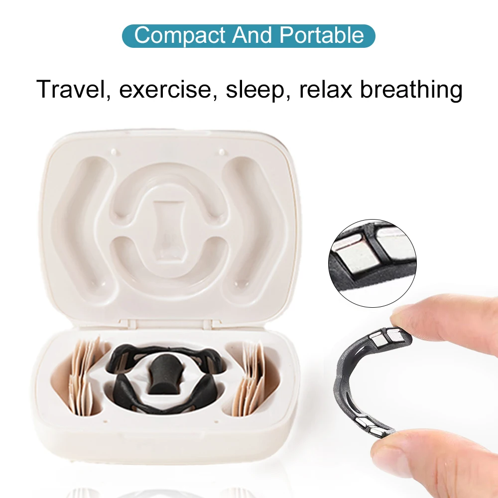 Magnetic Nasal Breathing Dilators Kits Sport Nasal Dilator Boost Oxygen Intake,Breathing Refill Nose Clip 2