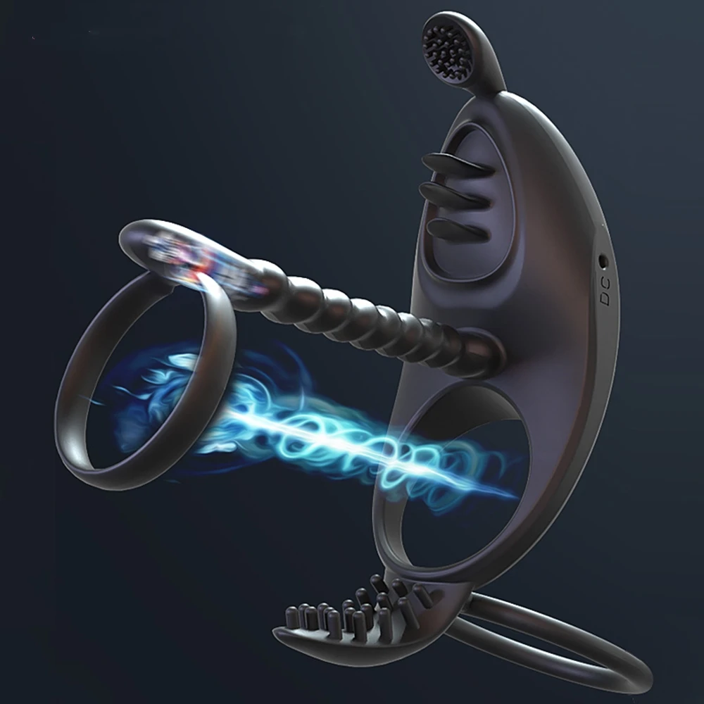 Buy Vibrating Penis Ring Couple Vibrator Clitoris Stimulation Double