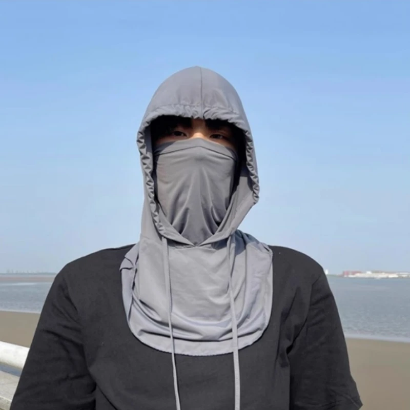 Balaclava Men Women Face Mask Sun/UV Protection Breathable Long Neck Covers Cycling Motorcycle Fishing 1/2pcs sun protection mask