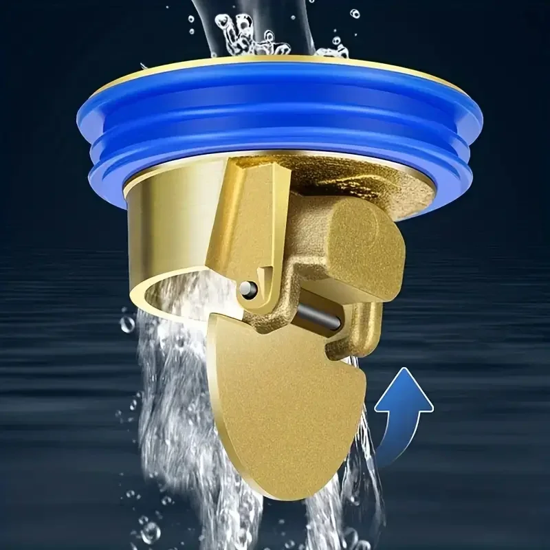 Floor Drain Core All Copper Odor Proof Drain Guard Sewer Backflow Preventer Deodorization Plug Hair Stopper