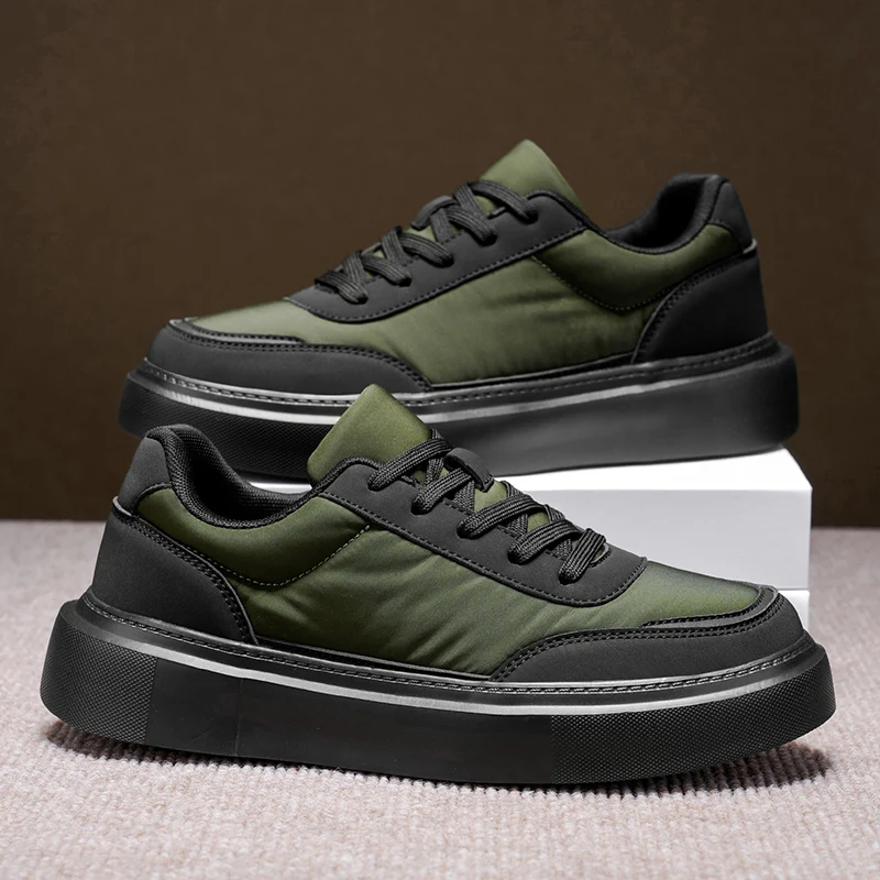 Men's Durable Outdoor Sneakers - All-Weather Cushioning with Lace-Up Design, Available in Two Colors, Low-Top Urban and Lightweight Hiking Shoes, Suitable for Everyday Wear, Travel, and Year-Round Use - Sturdy and Durable Casual Shoes, Stylish Appearance, a Favorite among Outdoor Enthusiasts