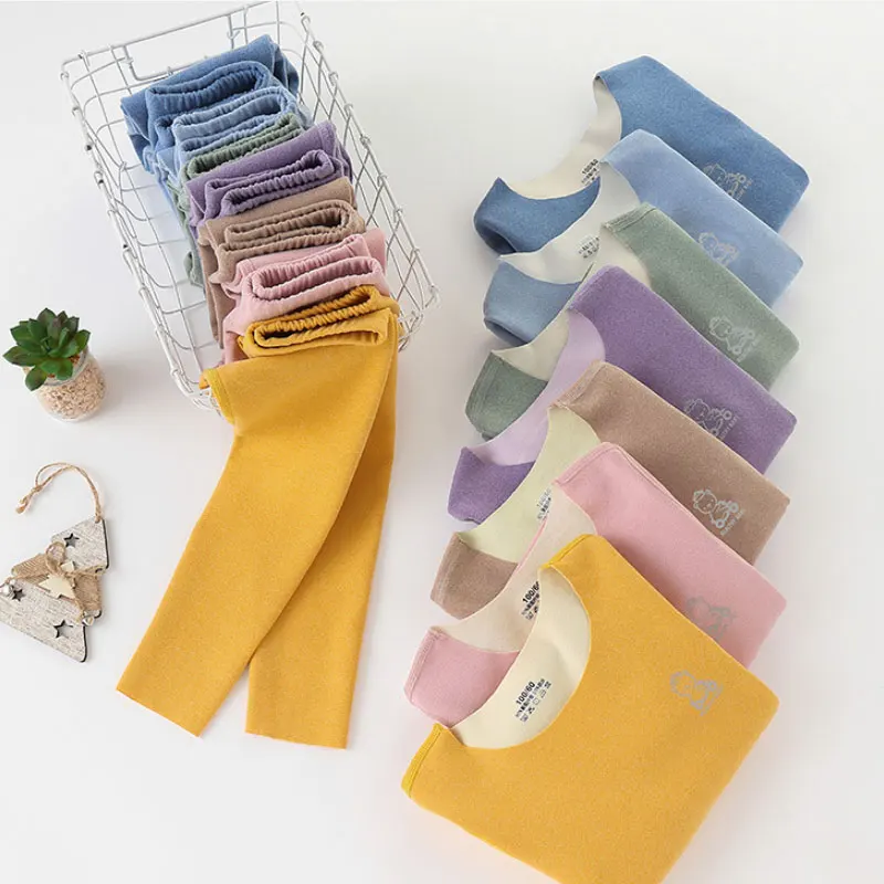 Children Underwear Suits Children Clothes Autumn Winter Children Thermal Underwear Sets Long Johns Long Sleeve 2Pcs