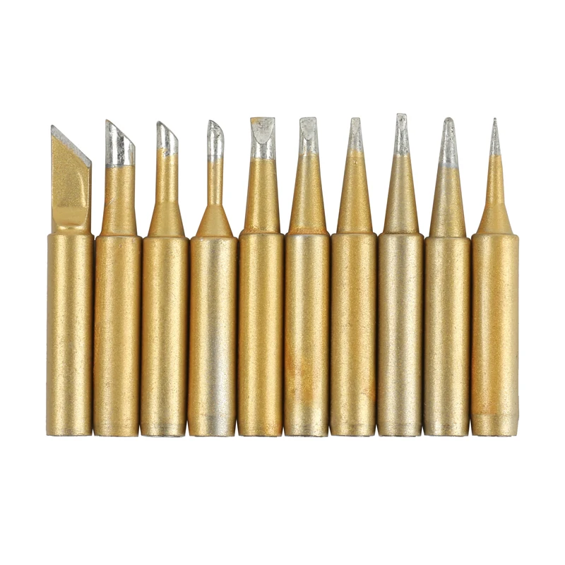 Dull Polish Golden Leadfree Solder Tip Soldering Iron Tip 900mt Iron
