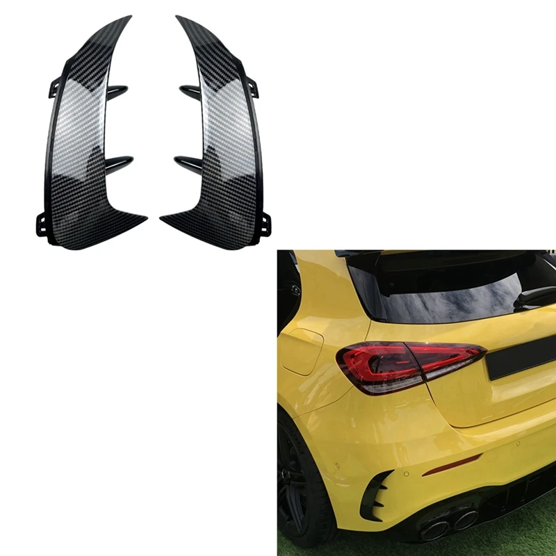 리어 범퍼 스포일러 카나드 스플리터, 메르세데스 벤츠 W177 AMG 라인 해치백 A180 A200 A220 A160 A250, 1 쌍