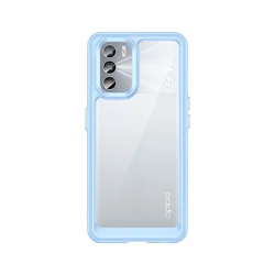 Sleek Transparent TPU Phone Case - Soft and Slim Protective Cover for iPhone 13 (Light Blue)