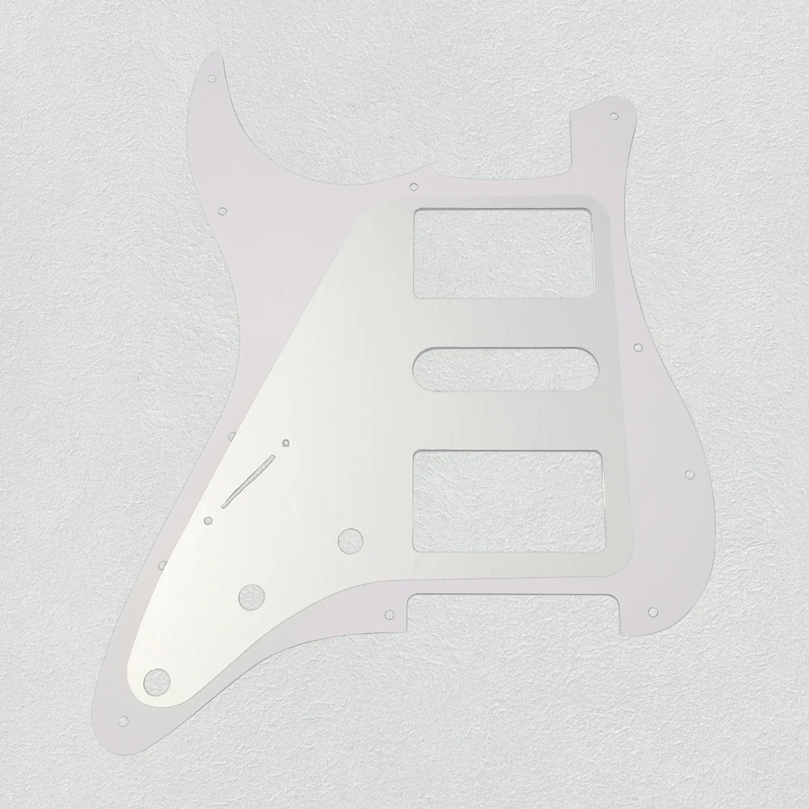 PHRILM HSH 11-Loch 3-Schicht E-Gitarren-Schutz, inklusive Befestigungsschrauben – für E-Gitarren-Enthusiasten, passend für ST – Detail 3