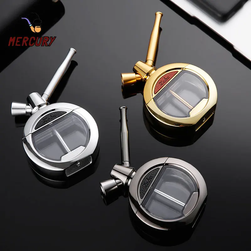 MERCURY Double Filter Water Smoking Pipe Zinc Alloy Hookah Set For Men and Women Dry Herb Grass Tobacco Pipes tobacco pipe,herb smoking pipe,smoking pipe,hookah water pipe