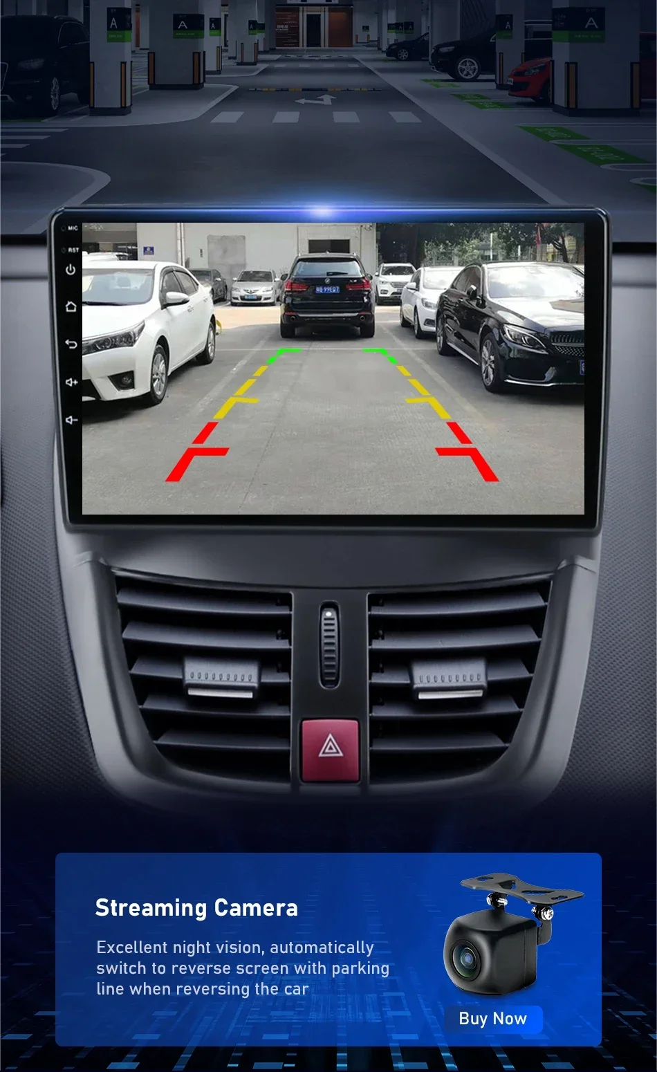 Srnubi Für Peugeot 207 CC 207CC 2006-2015 Android Auto Radio Multimedia PlayerWireless CarPlay Android Auto Autoradio navigatore – Detail 20
